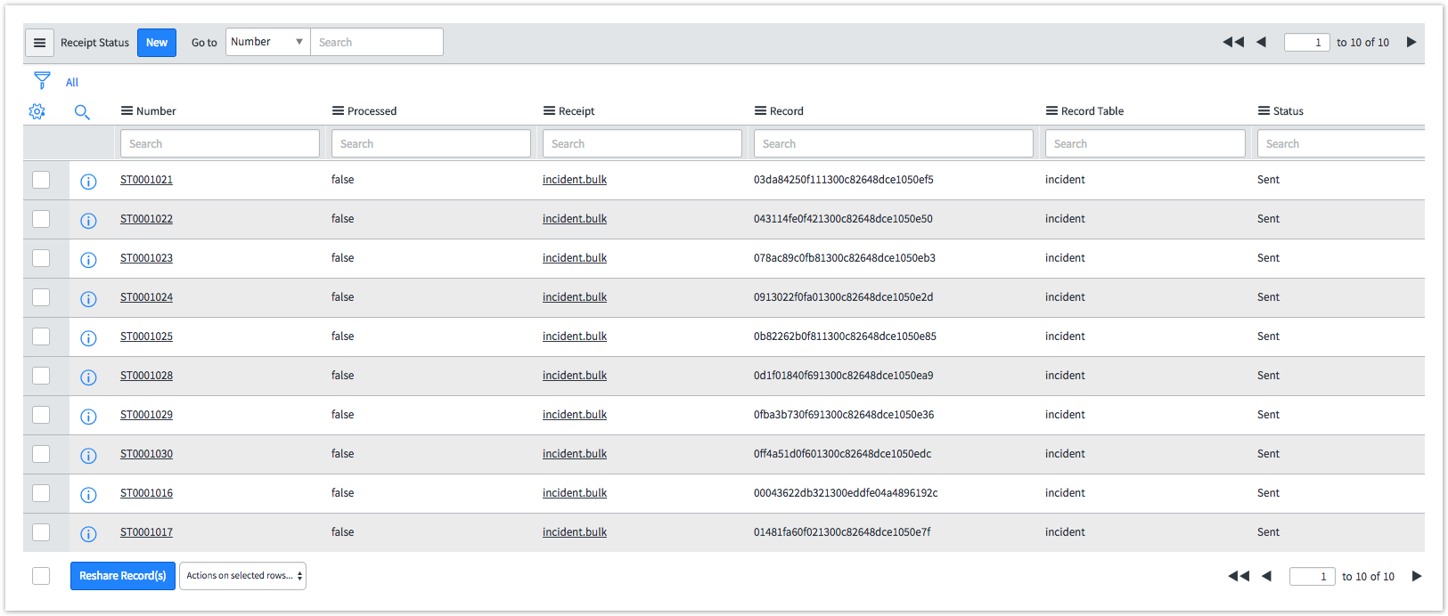 Perspectium DataSync Feature: Receipts - Monitoring