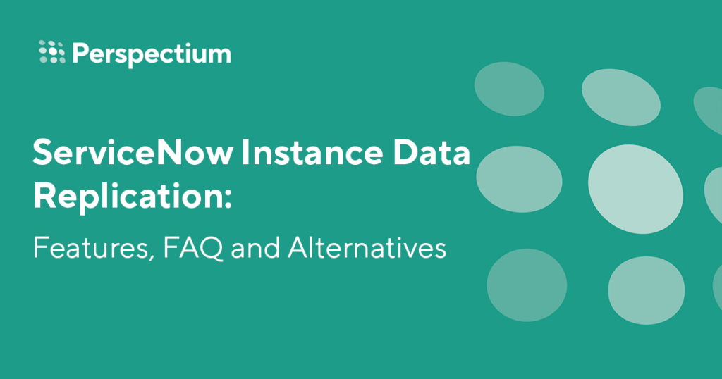 ServiceNow Instance Data Replication